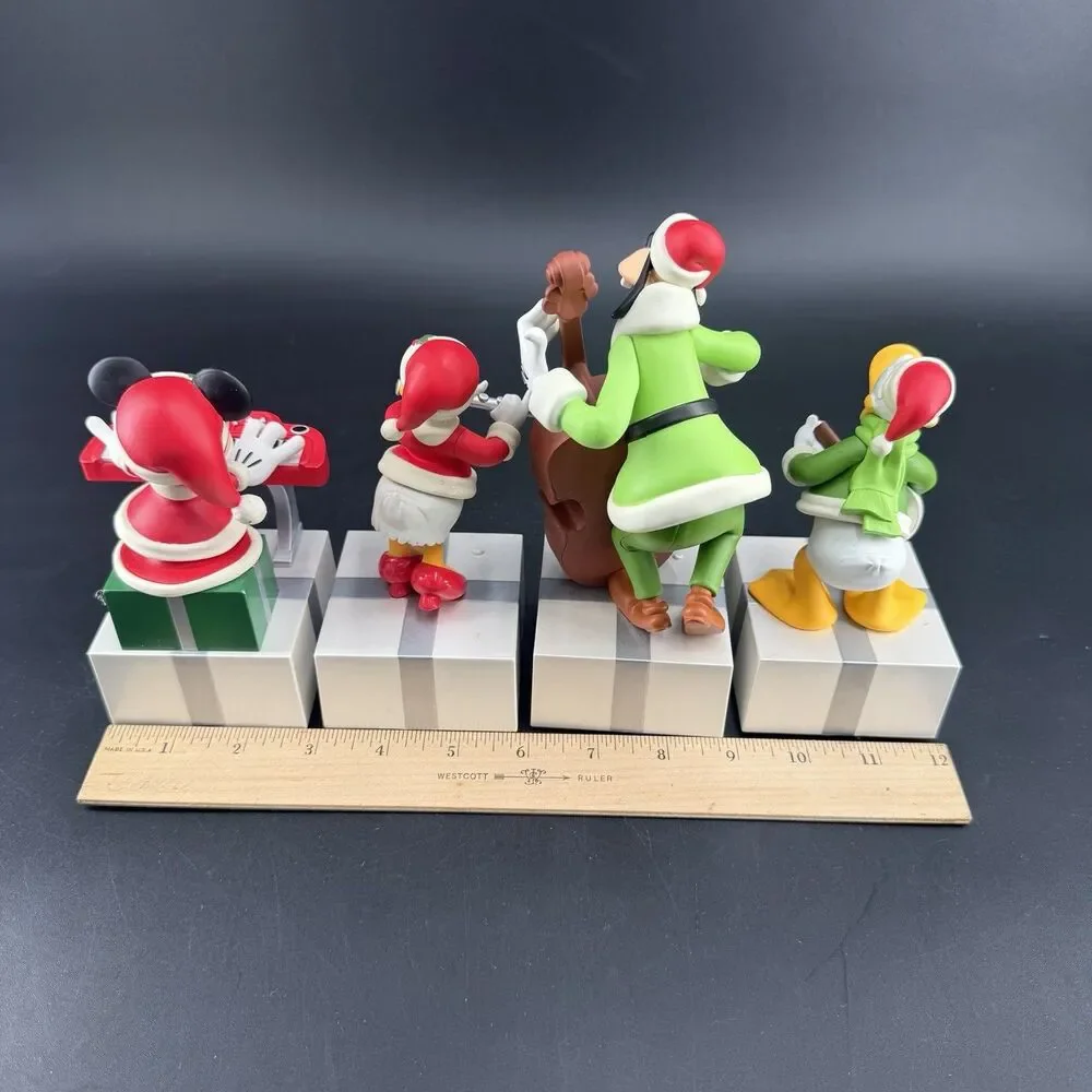 Hallmark '13 Disney Wireless Band Set of 4 Minnie Donald Daisy Goofy Tested Nice